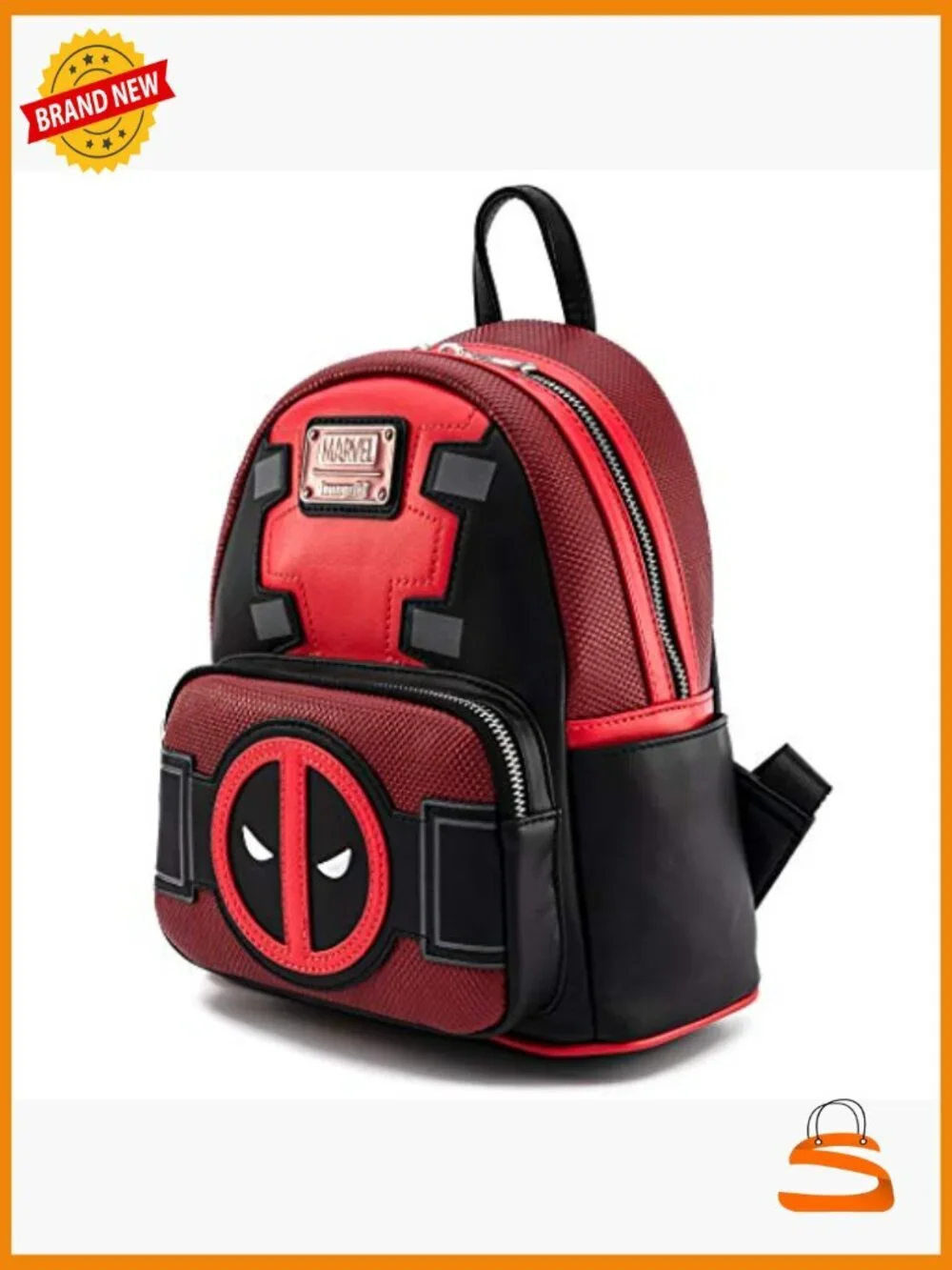Marvel Deadpool Cosplay Double Strap Shoulder Bag